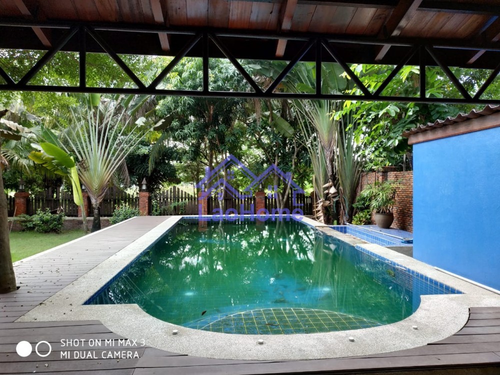 ID: 1401 - Modern Lao style house with garden and swimming pool 