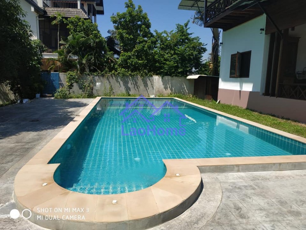 ID: 1409 - Modern Lao style house with garden and swimming pool 