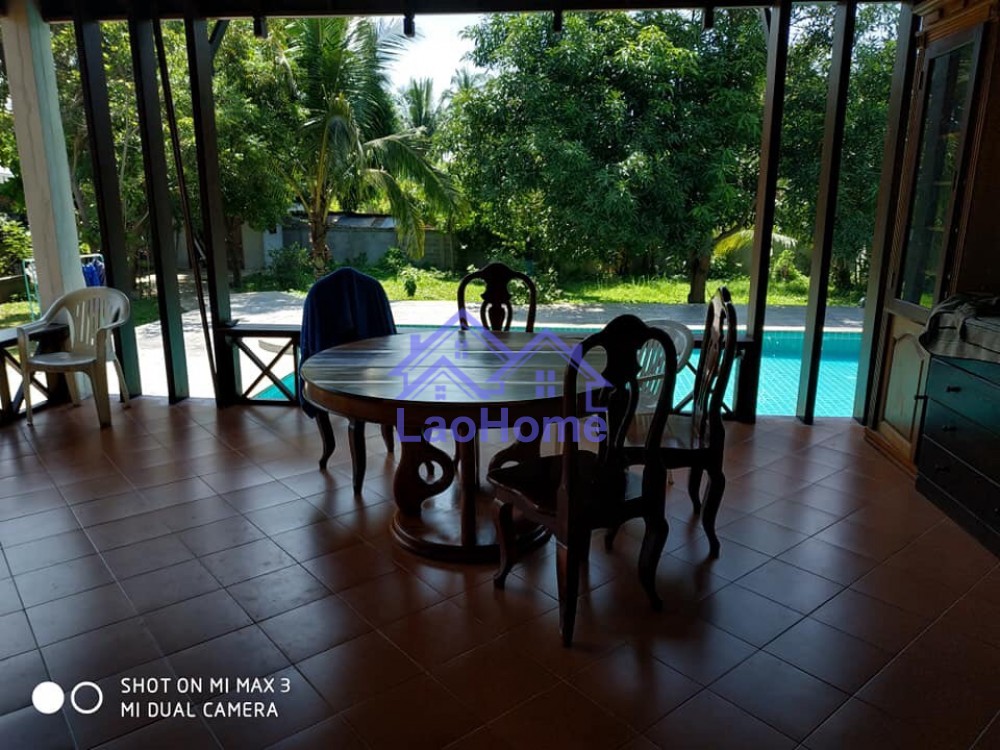 ID: 1409 - Modern Lao style house with garden and swimming pool 