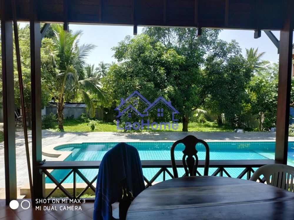 ID: 1409 - Modern Lao style house with garden and swimming pool 