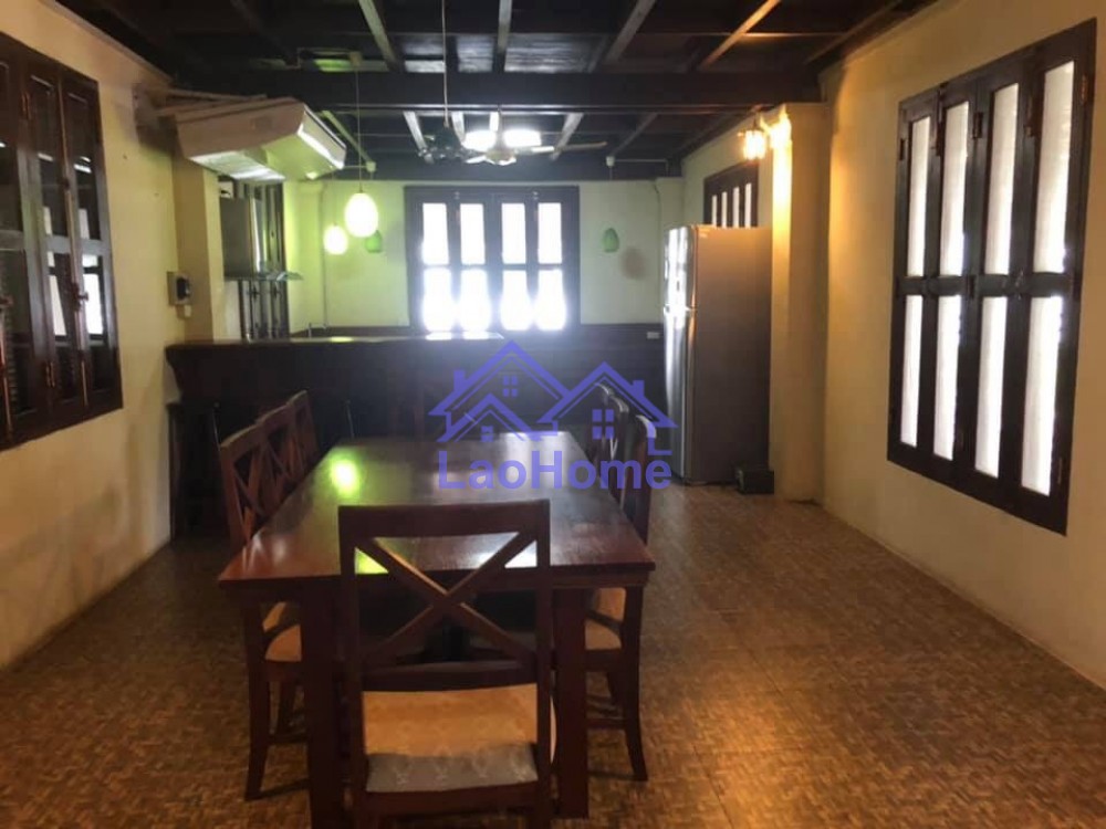 ID: 1413 - Lao style house for rent with garden and close Mekong River 