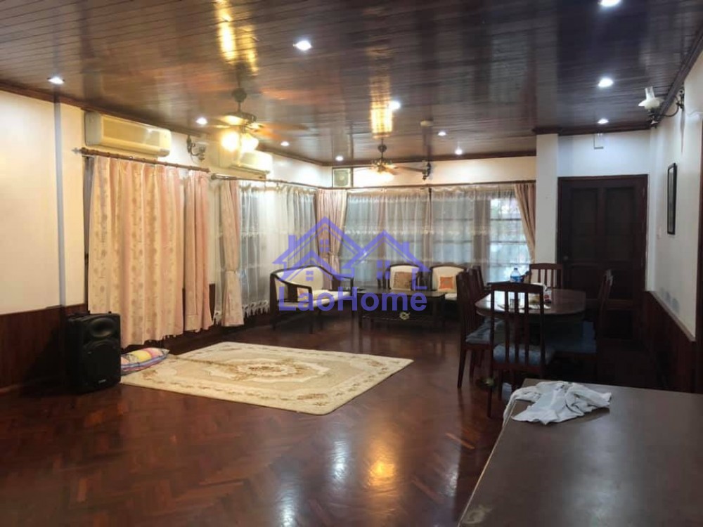 ID: 1432 - Lao style house for rent with garden  