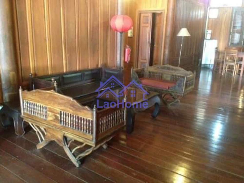 ID: 1434 - Lao style house for rent with garden  