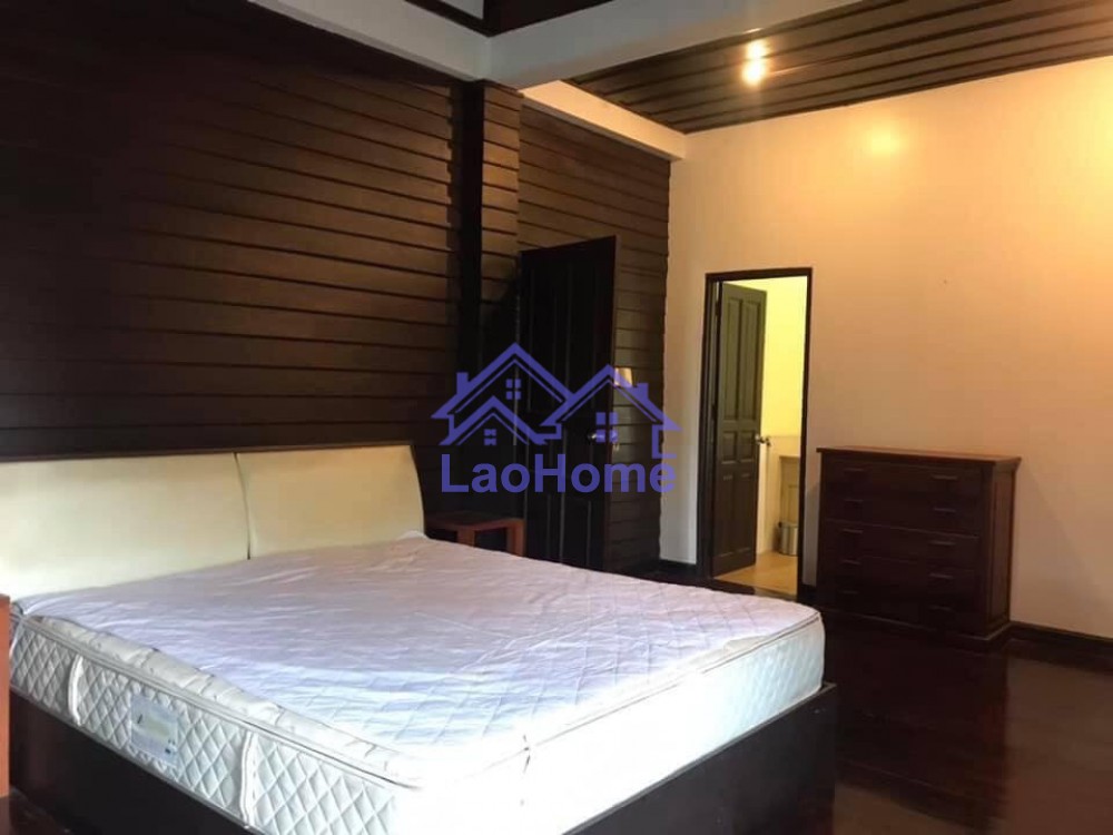 ID: 1437 - Lao style house for rent with garden  