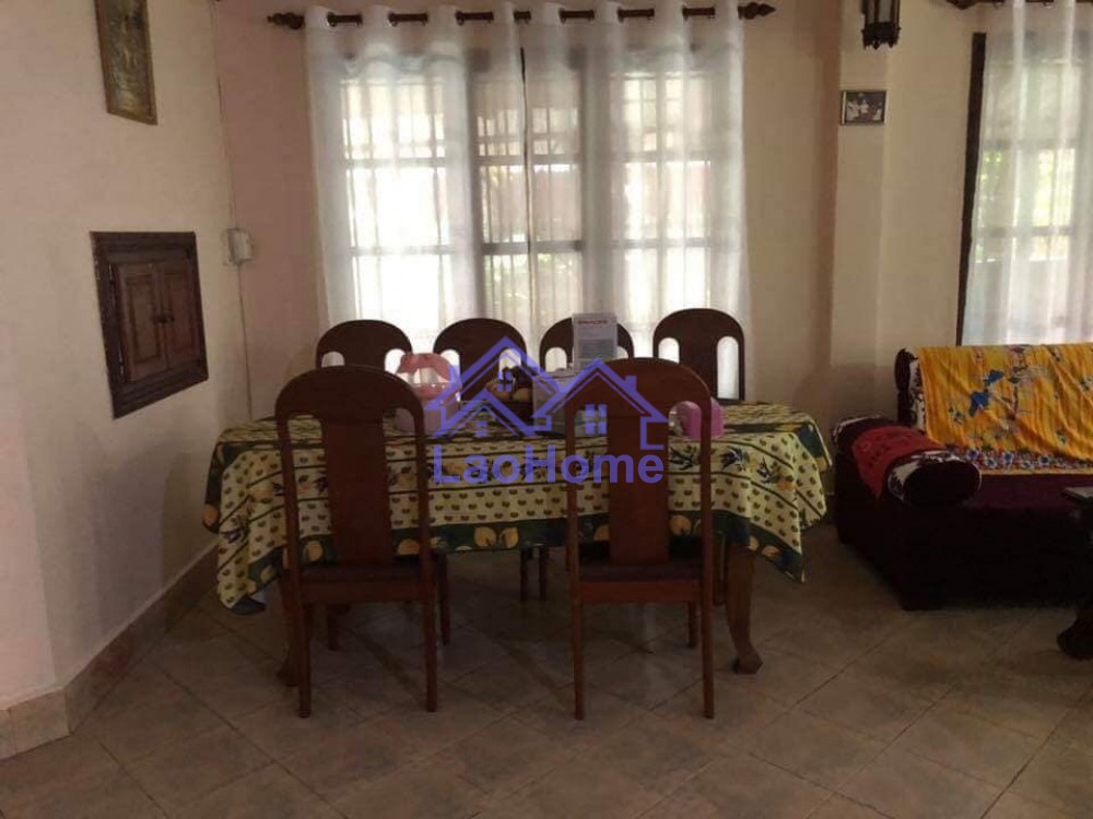 ID: 1438 - Lao style house for rent with garden and trees